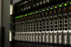 Network switch with cables