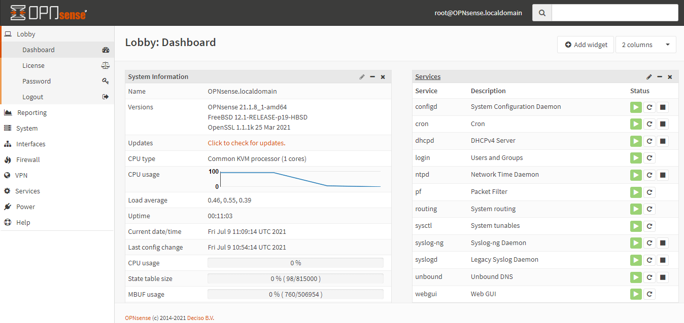 opnsense-web-dashboard